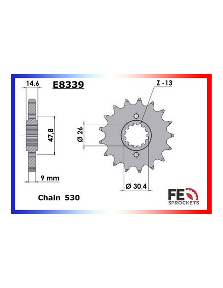 CBX.750.F '84/87 16X45 RK530KRO *  (RC17)