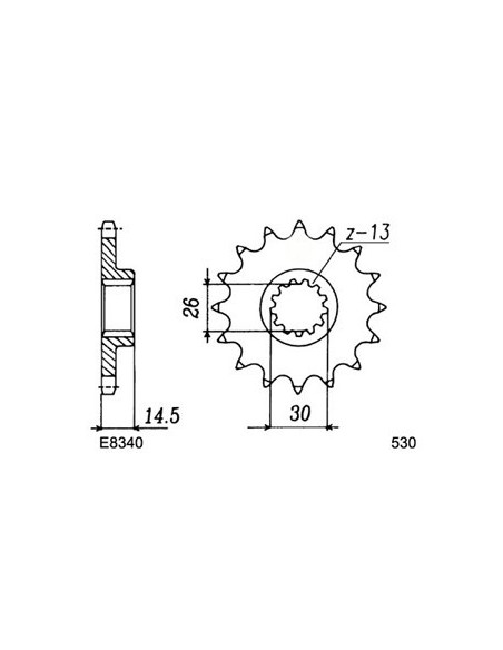 CBX.1000 B,C PROLINK'80/82 18X42 RK530GXW  (SC06)