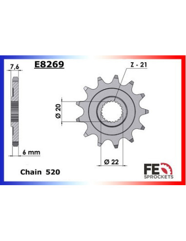 CRF.250.R '11/17  4T 13X49 RK520FEZO