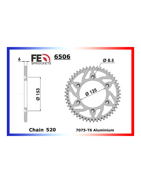 CRF.450 '02/03 13X50 RK520MXU