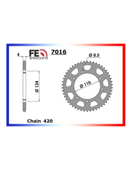 RMX.50 '98/03 12X50 RK420MS  SMX.50 SUPERMOTARD '2000