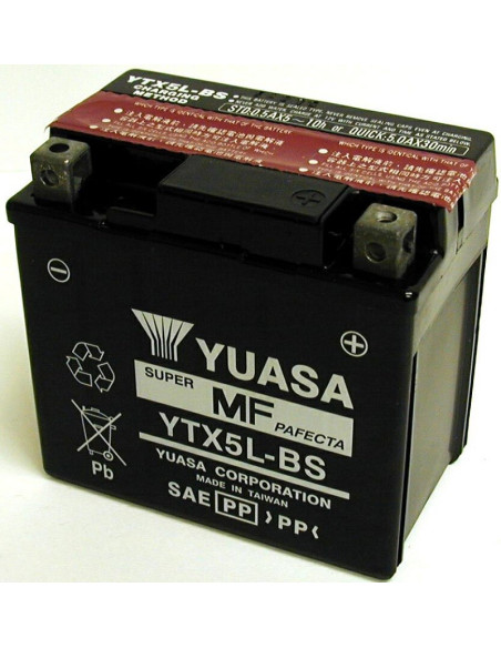 Batterie moto YUASA YTX5L-BS