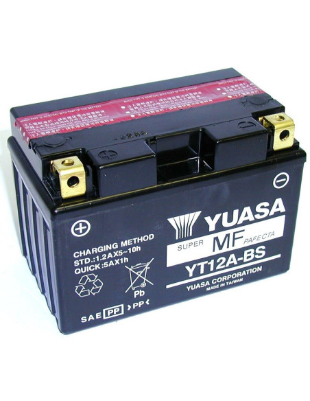 Batterie moto YUASA YT12A-BS