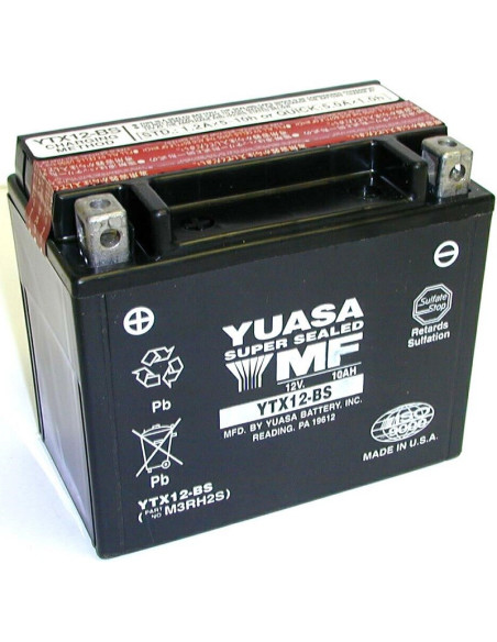 Batterie moto YUASA YTX12-BS