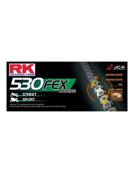 GSF.650.BANDIT ABS '05/06 15X47 RK530FEX *  (WVB5)