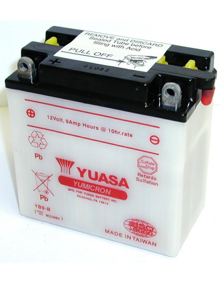 Batterie moto YUASA YB9-B