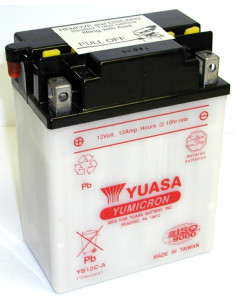 Batterie moto YUASA YB12C-A