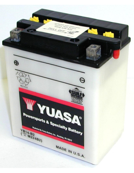 Batterie moto YUASA YB14-B2