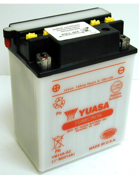 Batterie moto YUASA YB14A-A2
