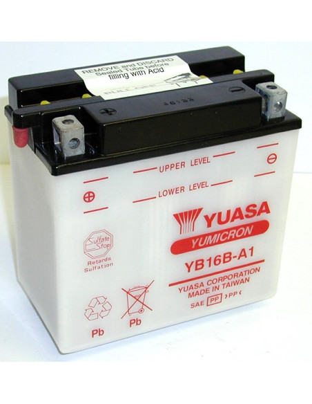 Batterie moto YUASA YB16B-A1