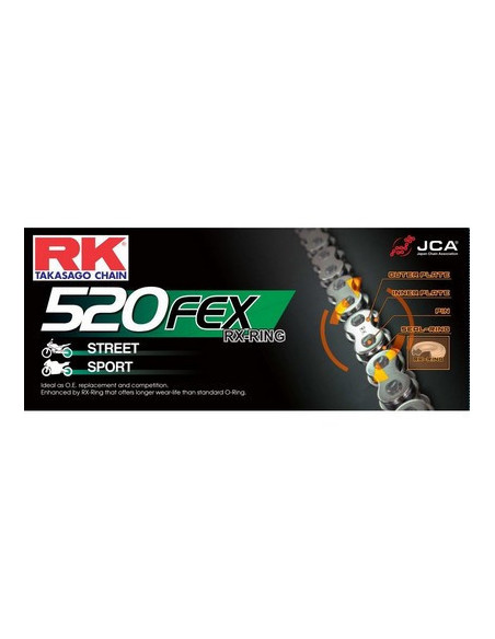 KDX.250.D'91/95"IMPORT US" 14X48 RK520FEX  (D1/D4)