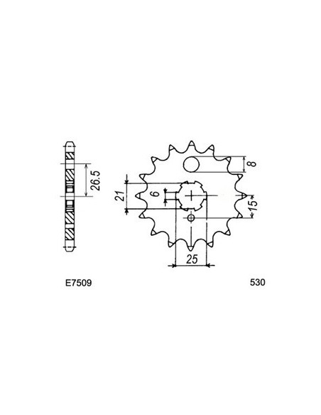Z.400.B/G '78/81 15X45 RK530KRO   (B1/B2/G1/G2/G3)