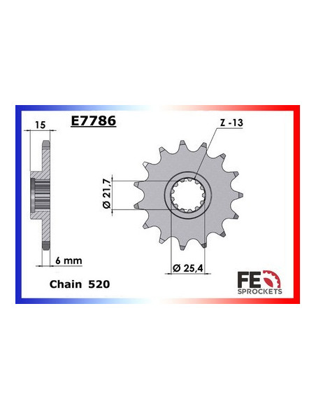 ZX.6RR,ZX-6R(636)'05/06 15X43 RK520GXW *  (N1/N6F/ZX600N)