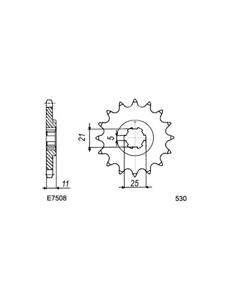 750.H2 15X47 RK530FEX (3 Cylindres)