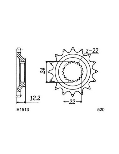 350.ETX Tuareg '85/87 15X46 RK520FEZO *