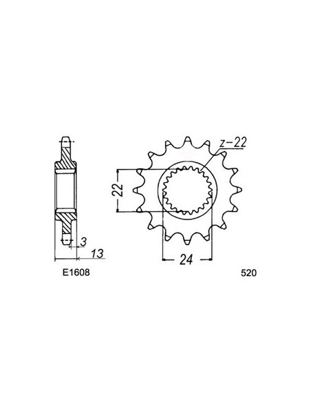650.PEGASO '92/95 16X47 RK520GXW