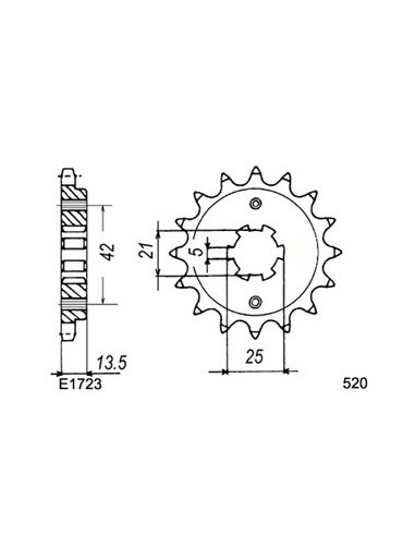 350.ELEFANT '85/88 14X50 RK520SO *