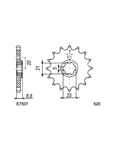 240/250 WMX '89/92 14X46 520HG µ