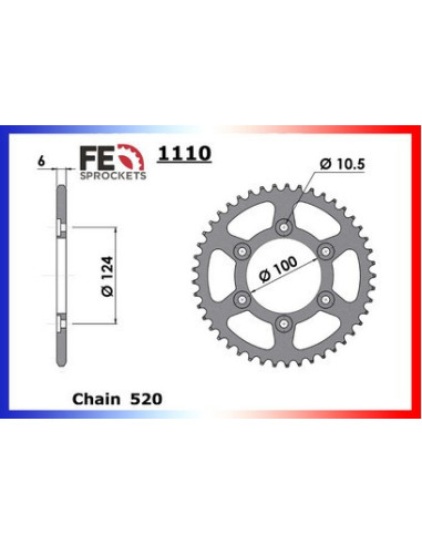 851.SUPERBIKE '89/92 15X39 RK520FEX µ