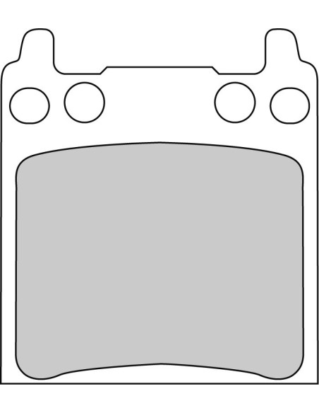 Plaquette moto Ferodo FDB134P Organic