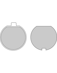 Plaquette moto Ferodo FDB181P Organic