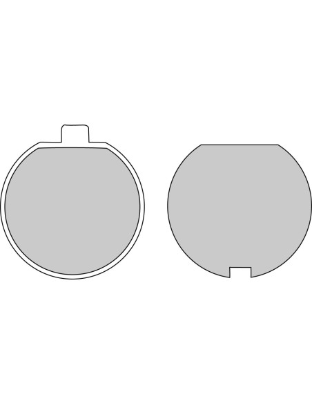 Plaquette moto Ferodo FDB181P Organic