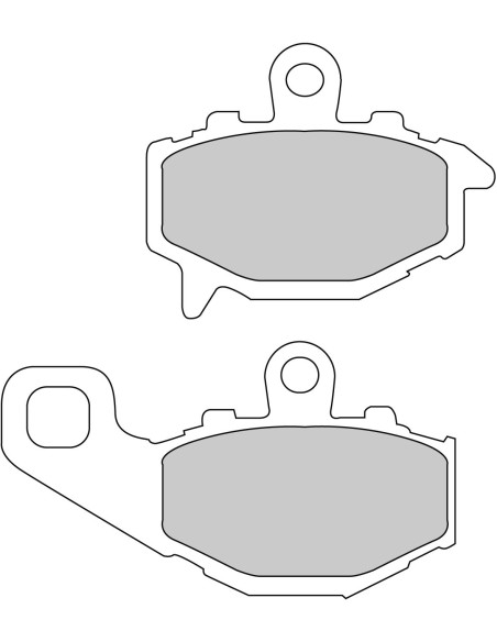 Plaquette moto Ferodo FDB2012P Organic