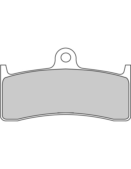 Plaquette moto Ferodo FDB2036ST Métallique