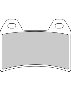 Plaquette moto Ferodo FDB2042ST Métallique
