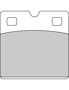 Plaquette moto Ferodo FDB204P Organic