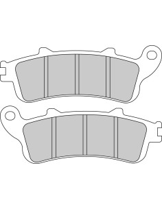 Plaquette moto Ferodo FDB2075ST Métallique