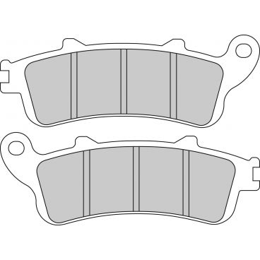 Plaquette moto Ferodo FDB2075ST Métallique