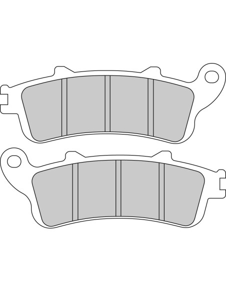 Plaquette moto Ferodo FDB2075ST Métallique