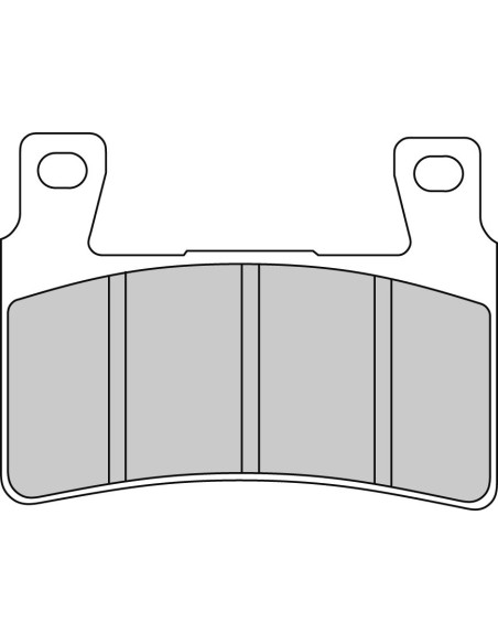 Plaquette moto Ferodo FDB2079ST Métallique