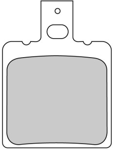 Plaquette moto Ferodo FDB2081AG Organic scooter