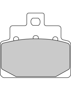 Plaquette moto Ferodo FDB2095AG Organic scooter