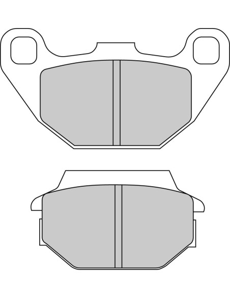 Plaquette moto Ferodo FDB2096SG Métallique Tout Terrain