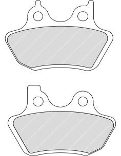 Plaquette moto Ferodo FDB2097P Organic
