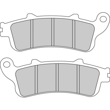 Plaquette moto Ferodo FDB2098P Organic