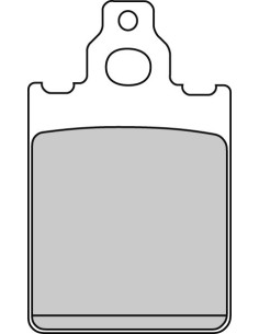 Plaquette moto Ferodo FDB2100AG Organic scooter