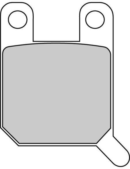 Plaquette moto Ferodo FDB2107P Organic