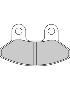 Plaquette moto Ferodo FDB2108AG Organic scooter