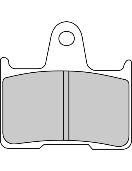 Plaquette moto Ferodo FDB2111ST Métallique