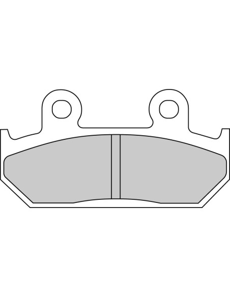 Plaquette moto Ferodo FDB2113P Organic