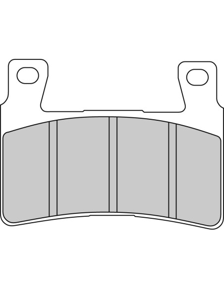 Plaquette moto Ferodo FDB2114ST Métallique
