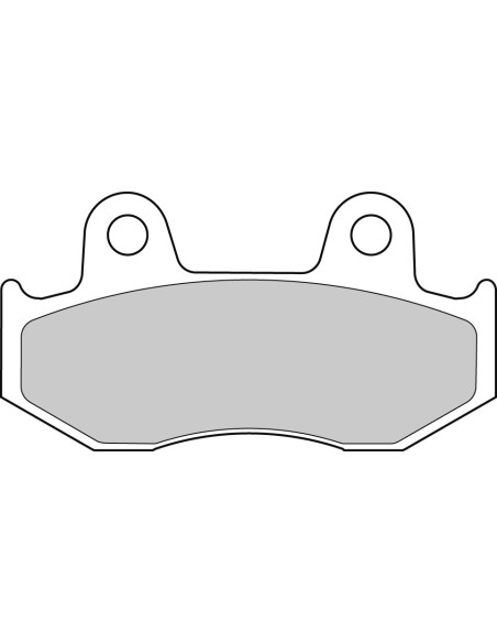 Plaquette moto Ferodo FDB2119P Organic