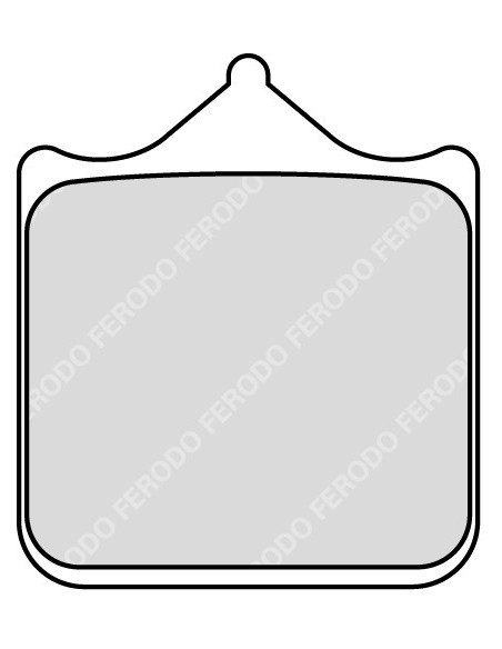 Plaquette moto Ferodo FDB2120ST Métallique