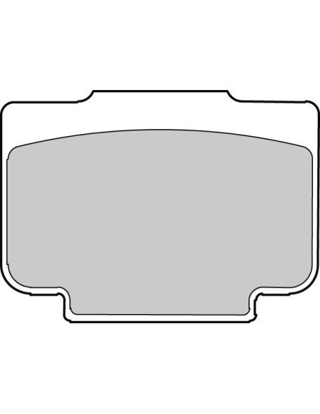 Plaquette moto Ferodo FDB2122P Organic