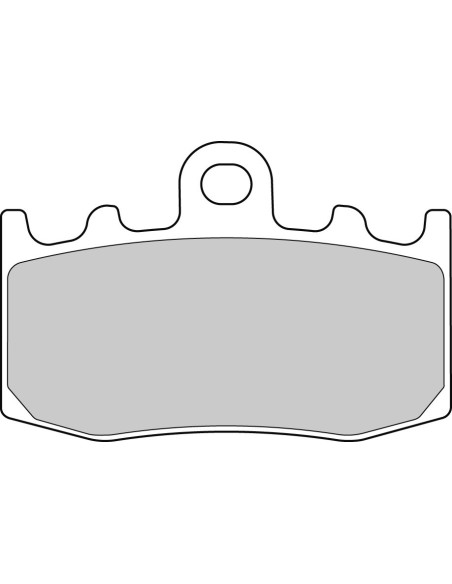 Plaquette moto Ferodo FDB2125ST Métallique