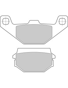 Plaquette moto Ferodo FDB2129SG Métallique Tout Terrain